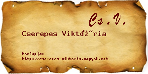Cserepes Viktória névjegykártya