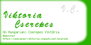 viktoria cserepes business card